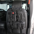 Universal Tactical Vehicle Back Seat Organizer With 3 Detachable