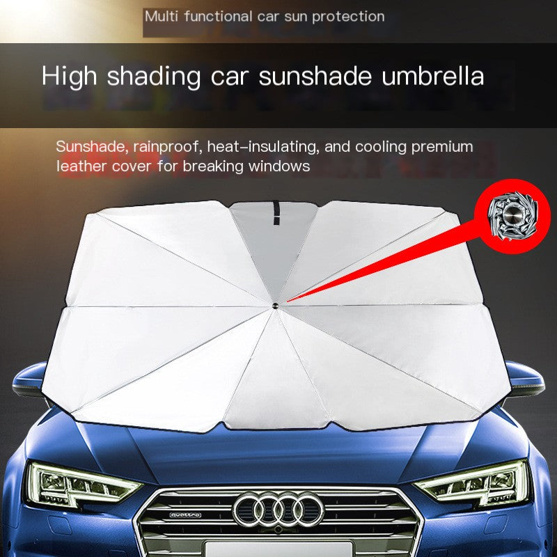 Car Windshield Sunshade Umbrella - Folding Heat Shield